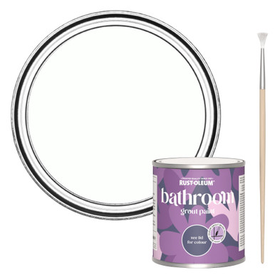 Bathroom Grout Paint - Chalk White 250ml