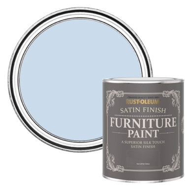 Satin Furniture Paint - Blue Sky 750ml