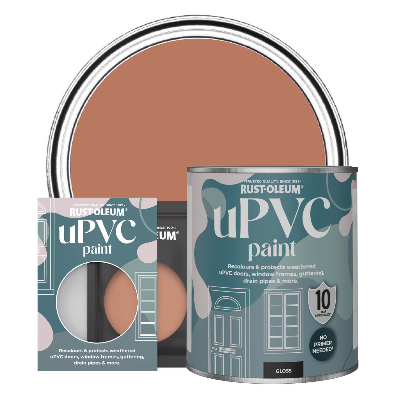 Rust-Oleum uPVC Paint, Gloss Finish - Siena - 750ml