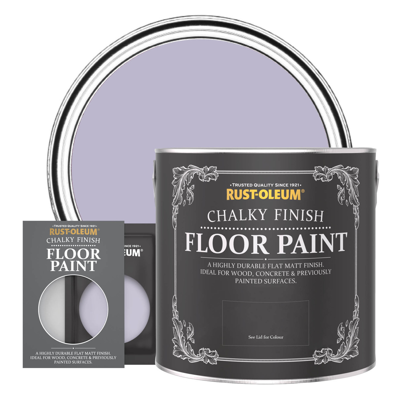 rust-oleum floor paint - wisteria - 2.5l