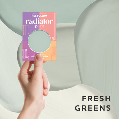 Green Radiator Paint Sample Radiator Paint Samples - Fresh Greens Tester Box