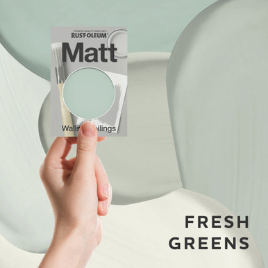 Wall & Ceiling Matt Emulsion Paint Samples - Fresh Greens Tester Box