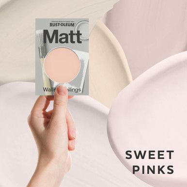 Wall & Ceiling Matt Emulsion Paint Samples - Sweet Pinks Tester Box