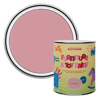 Furniture & Toy Paint, Satin Finish - Rose Garden 750ml