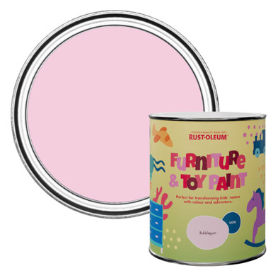 Furniture & Toy Paint, Satin Finish - Bubblegum 750ml