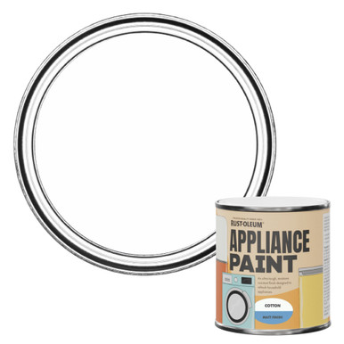 Appliance Paint, Matt Finish - Cotton (White) 250ml