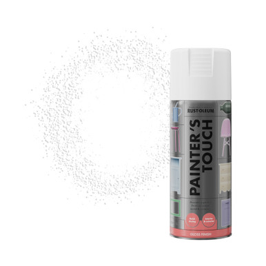 Painter's Touch Spray Paint, Gloss Finish - White 400ml