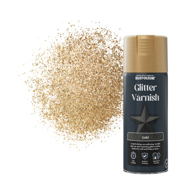Glitter Spray Paint - Gold 400ml
