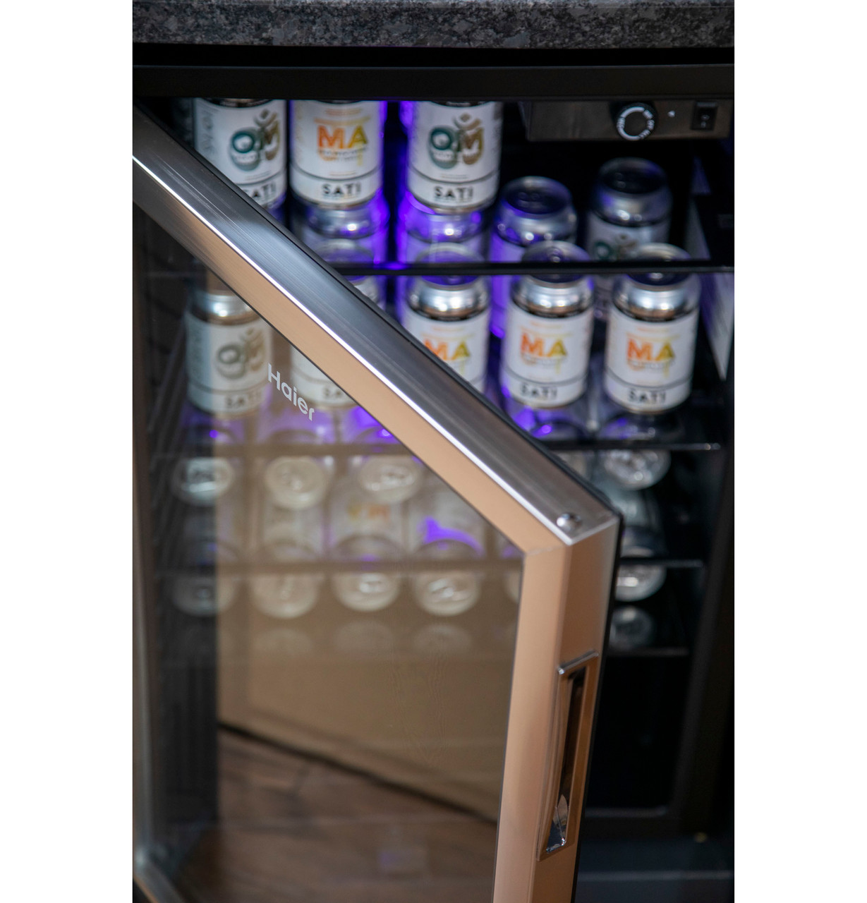 150Can Beverage Center HEBF100BXS Haier Appliances