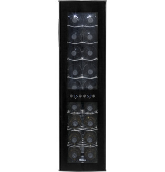 18-Bottle, Dual-Zone Wine Cellar - HVTEC18DABS - Haier Appliances