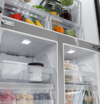 Haier ENERGY STAR® 16.8 Cu. Ft. Quad Door Refrigerator 