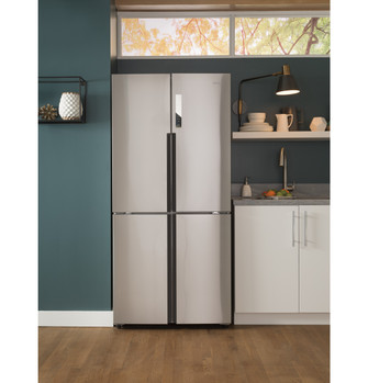 ID:G991560　４．５Ｋ（２０２０年ハイアール製） Haier ENERGY STAR® 16.8 Cu. Ft. Quad Door Refrigerator
