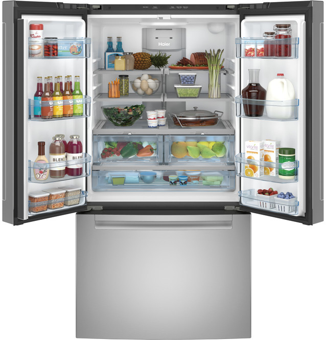 Haier ENERGY STAR® 27.0 Cu. Ft. Fingerprint Resistant French-Door  Refrigerator