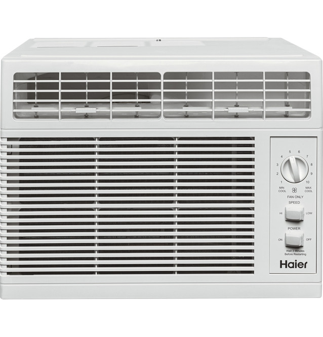 Haier 5,000 BTU Mechanical Window Air Conditioner for Small Rooms