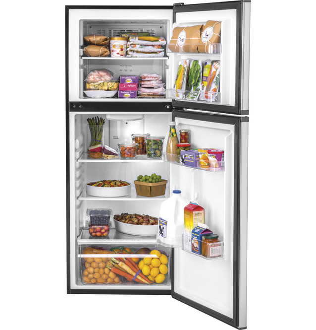 9.8 Cu. Ft. Top Freezer Refrigerator - HA10TG21SS - Haier Appliances