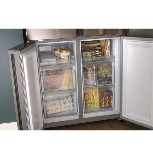 家電 Haier Haier ENERGY STAR® 16.8 Cu. Ft. Quad Door Refrigerator
