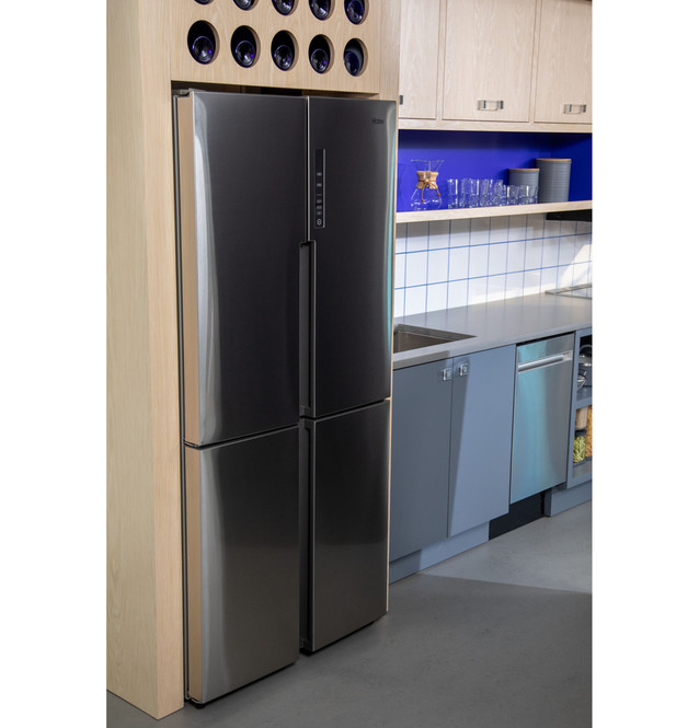 Haier ENERGY STAR® 16.4 Cu. Ft. Quad Door Refrigerator