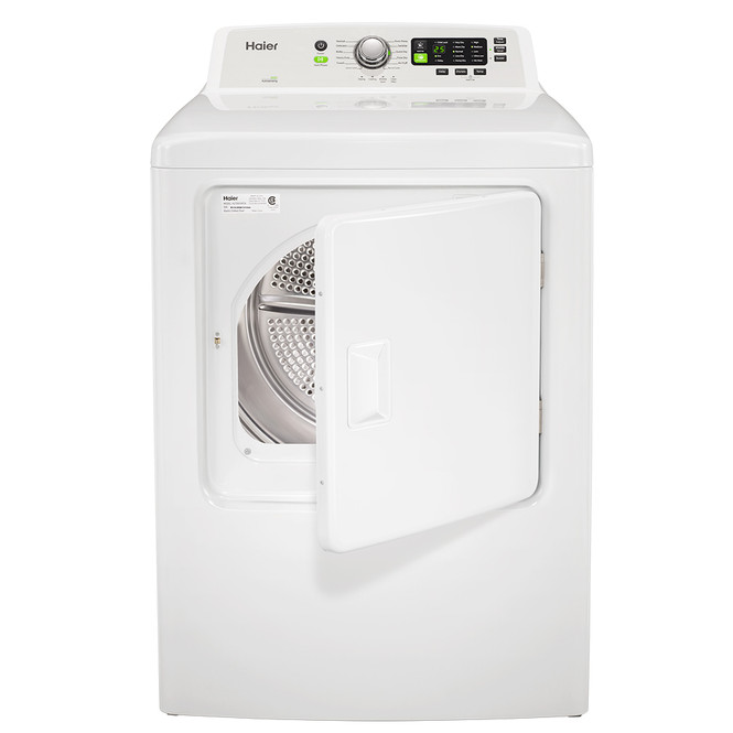 6.7-Cu.-Ft. Capacity Dryer - HLTD600AEW - Haier Appliances