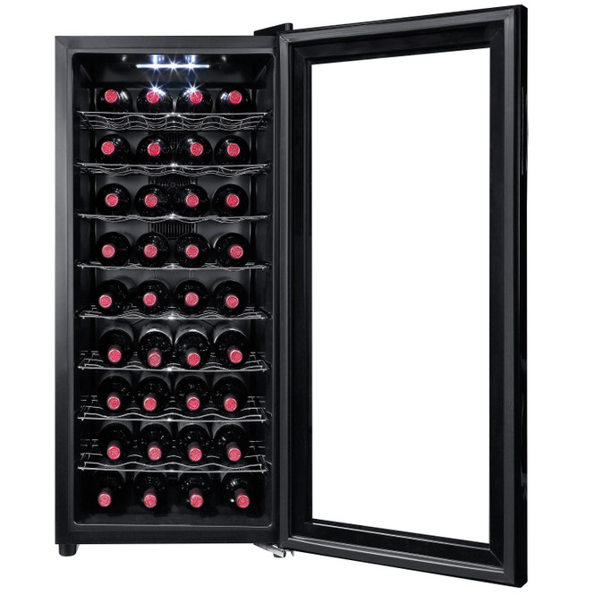 36 Bottle Wine Cellar - HEWFT36BXB - Haier Appliances