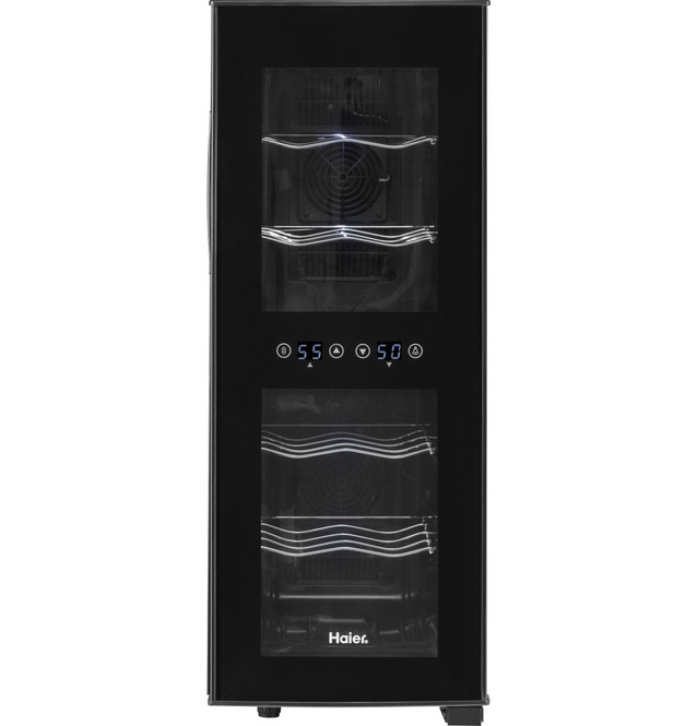 12-Bottle, Dual-Zone Wine Cellar - HVTEC12DABS - Haier Appliances