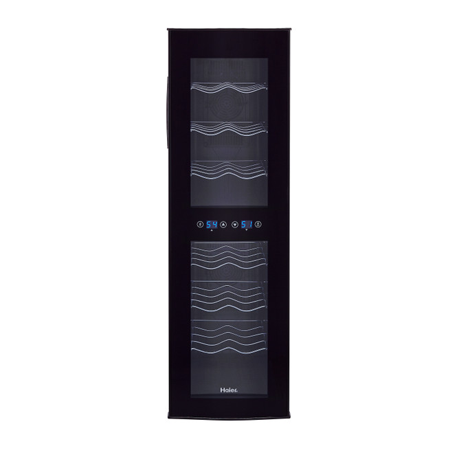 16-Bottle, Dual-Zone Wine Cellar - HVTEC16DABS - Haier Appliances 16-Bottle, Dual-Zone Wine Cellar - HVTEC16DABS - Haier Appliances