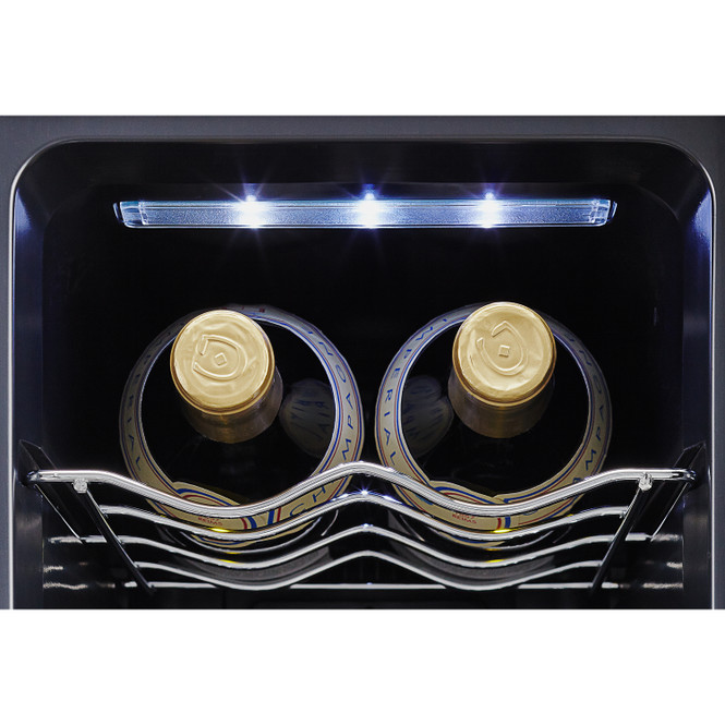 16-Bottle, Dual-Zone Wine Cellar - HVTEC16DABS - Haier Appliances