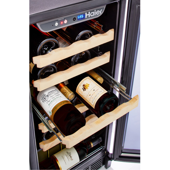 26-Bottle Built-In Wine Cellar - HVCE15DBH - Haier Appliances