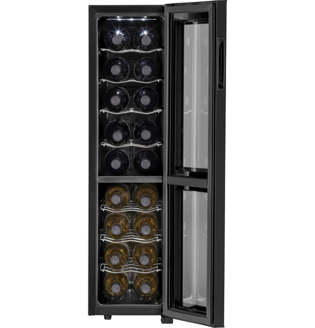 18-Bottle, Dual-Zone Wine Cellar - HVTEC18DABS - Haier Appliances