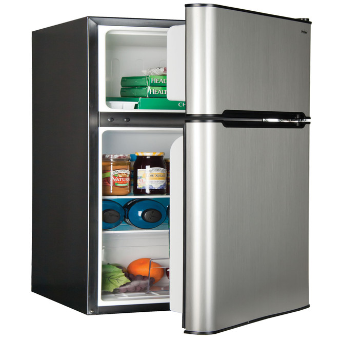 3.2-Cu.-Ft. Compact Refrigerator/Freezer - HC31TG42SV - Haier