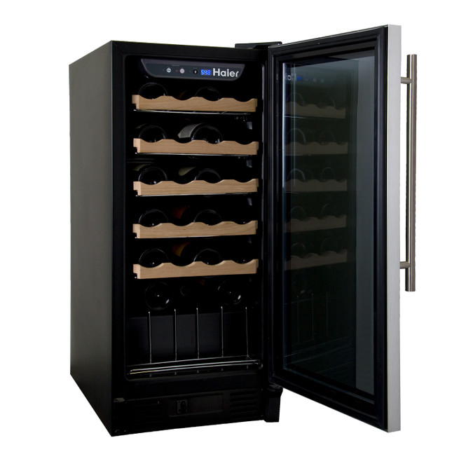 26-Bottle Built-In Wine Cellar - HVCE15BBH - Haier Appliances