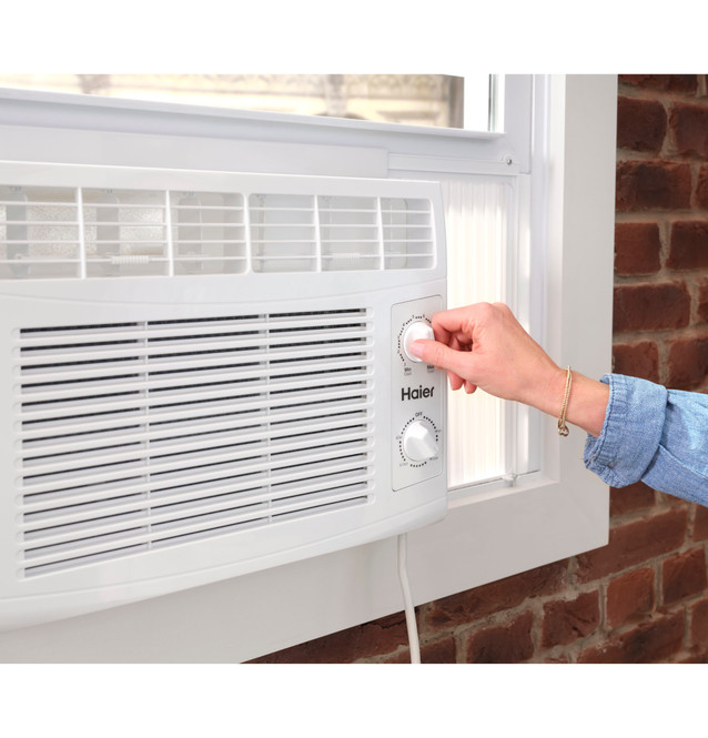 Haier 5,000 BTU Mechanical Window Air Conditioner for Small Rooms