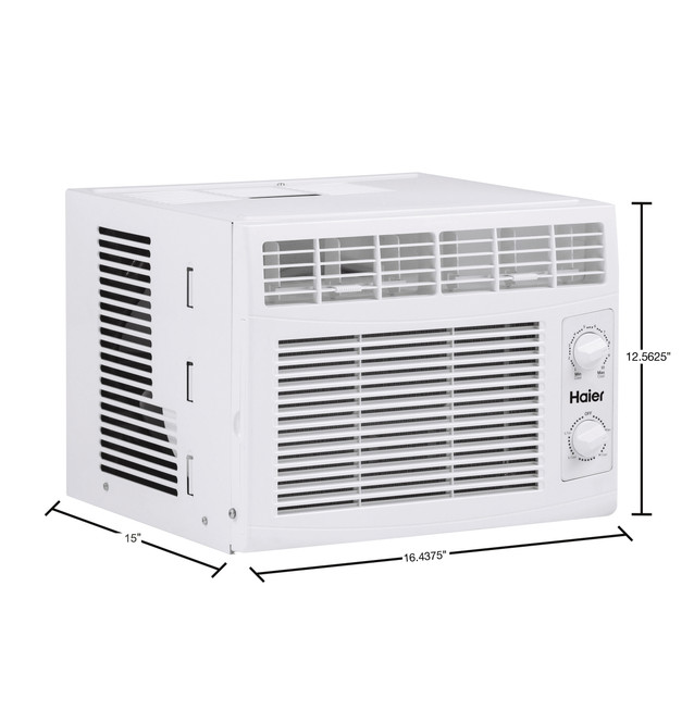 Haier 5,000 BTU Mechanical Window Air Conditioner for Small Rooms