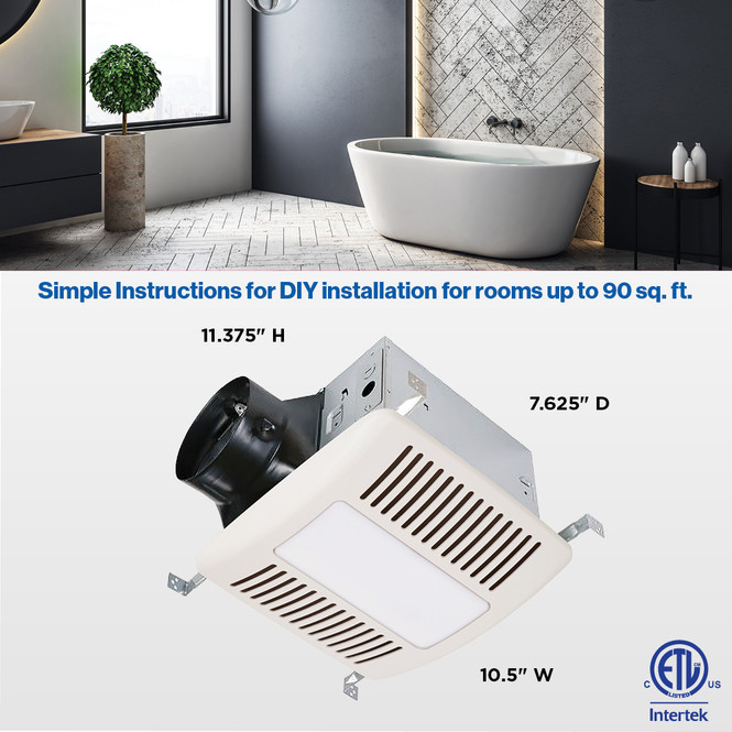 Washroom shop exhaust fan