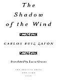 The Shadow of the Wind