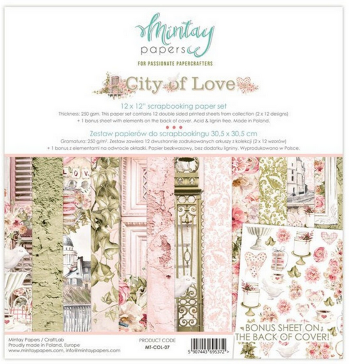 Mintay Papers | Bloomville Scrapbook Collection Kit