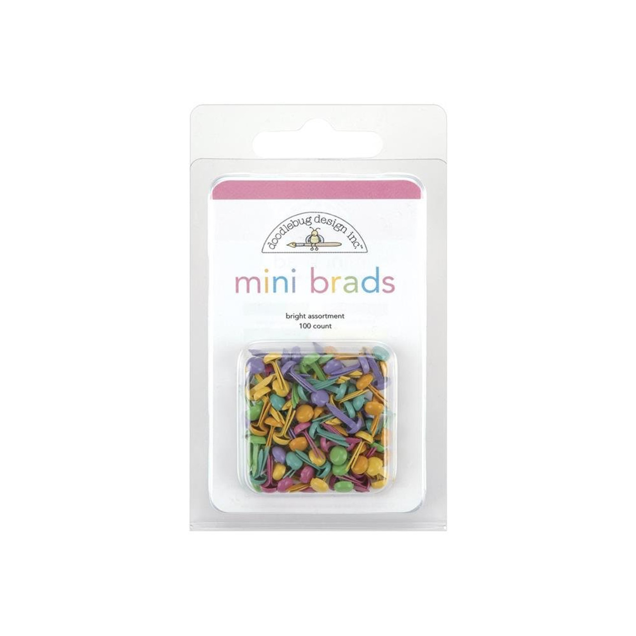 Doodlebug Mini Brads .125 25/Pkg