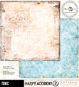 Blue Fern Studios - Happy Accident 2 - 12x12 dbl sided paper - Tonic (849589) Blue Fern Studios - Happy Accident 2 - 12x12 dbl sided paper - Tonic (849589)