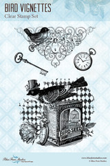 Blue Fern Studios - Clear Stamp - Bird Vignettes (109973) Blue Fern Studios - Clear Stamp - Bird Vignettes (109973)