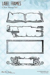 Blue Fern Studios - Clear Stamp - Label Frames (840784) Blue Fern Studios - Clear Stamp - Label Frames (840784)