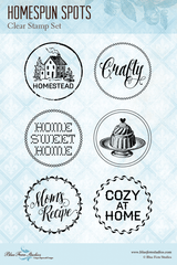 Blue Fern Studios - Clear Stamp - Homespun Spots (836886) Blue Fern Studios - Clear Stamp - Homespun Spots (836886)