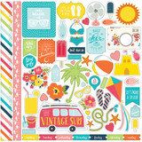 Echo Park - Element Sticker 12"x12"- Summer Party (SP106014 ) Echo Park - Element Sticker 12"x12"- Summer Party (SP106014 )