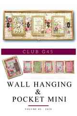 Club G45 Vol 05 May 2019 - Bloom - Wall Hanging and Pocket Mini (Club G45 Vol 05 2019) Club G45 Vol 05 May 2019 - Bloom - Wall Hanging and Pocket Mini (Club G45 Vol 05 2019)