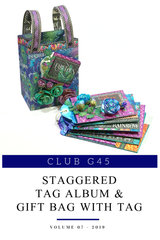 Club G45 Vol 07 July 2019 - Kaleidoscope - Staggered Tag Album & Gift Bag (Club G45 Vol 072019) Club G45 Vol 07 July 2019 - Kaleidoscope - Staggered Tag Album & Gift Bag (Club G45 Vol 072019)