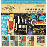Graphic 45 - 12x12 Paper Collection - Life's Journey (G4501946) Graphic 45 - 12x12 Paper Collection - Life's Journey (G4501946)