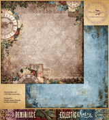 Blue Fern Studios - Double Sided Cardstock 12x12- Eclectic Charm -Reminice (694477) Blue Fern Studios - Double Sided Cardstock 12x12- Eclectic Charm -Reminice (694477)