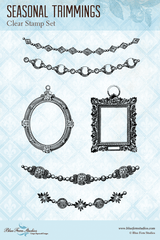 Blue Fern Studios - Clear Stamp Set 4x6 - Christmas Cheer - Seasonal Trimmings (698376) Blue Fern Studios - Clear Stamp Set 4x6 - Christmas Cheer - Seasonal Trimmings (698376)