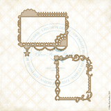 Blue Fern Studios - Chipboard - Christmas Cheer - Merry & Bright Frames (698871) Blue Fern Studios - Chipboard - Christmas Cheer - Merry & Bright Frames (698871)