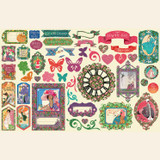Graphic 45 - Ephemera Die-Cut Assortment - Fashion Forward (G4501975) Graphic 45 - Ephemera Die-Cut Assortment - Fashion Forward (G4501975)