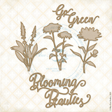 Blue Fern Studios -Glory of the Garden - Chipboard - Blooming Beauties (235589) Blue Fern Studios -Glory of the Garden - Chipboard - Blooming Beauties (235589)