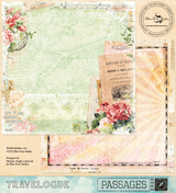 Blue Fern Studios - Double-Sided Paper 12x12 - Passages - Travelogue (702172) Blue Fern Studios - Double-Sided Paper 12x12 - Passages - Travelogue (702172)